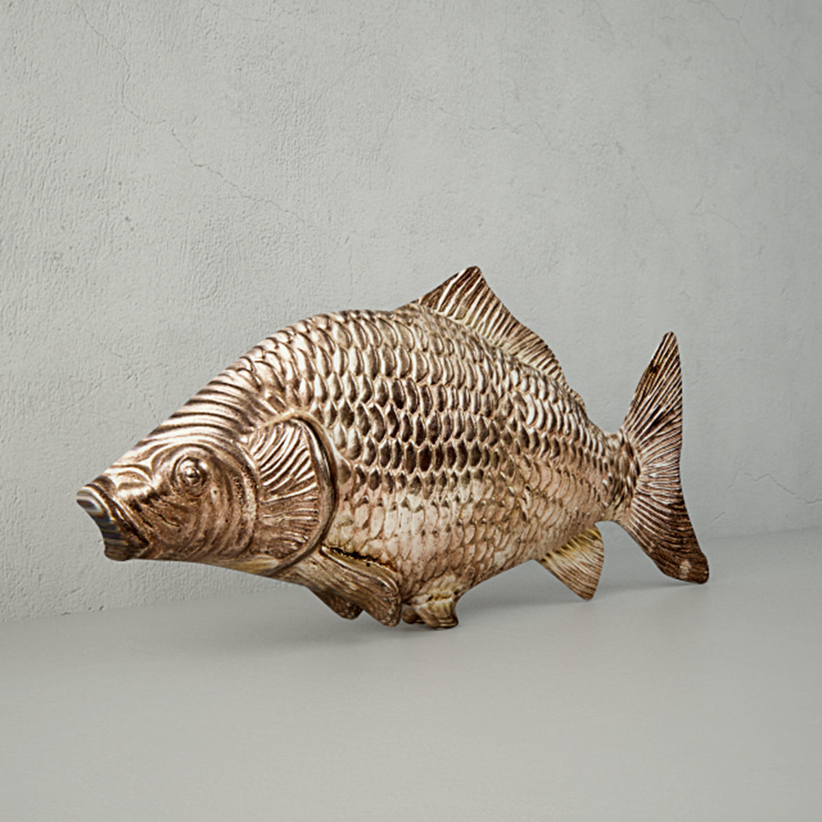 Silvered Fish Decoration 3D model_3