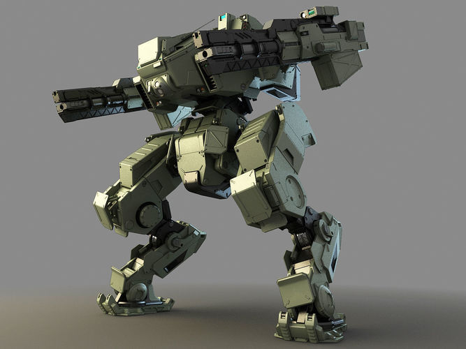 mech fighter 1 3D model
