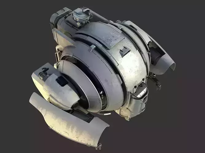 UP-Drone futuristic looking robot