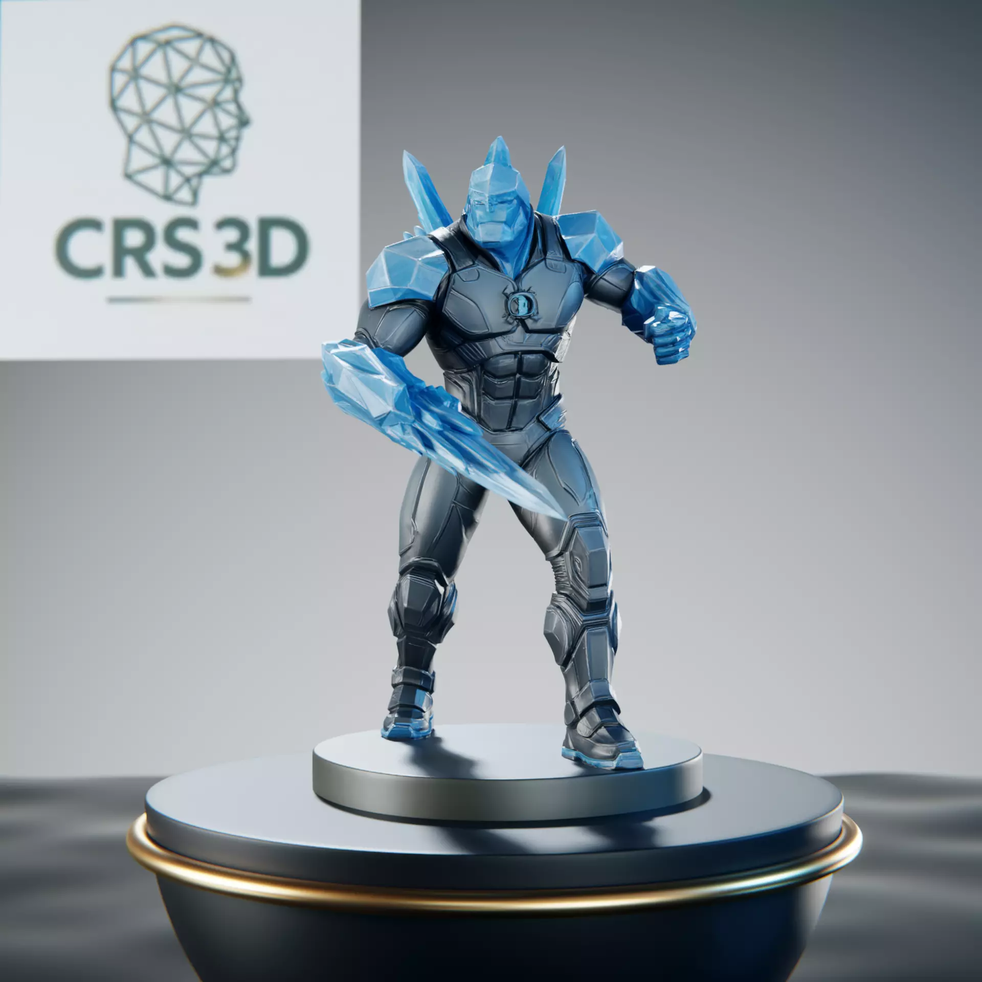 Diamondhead Ben 10 Petrosapien Alien Warrior 3D print model