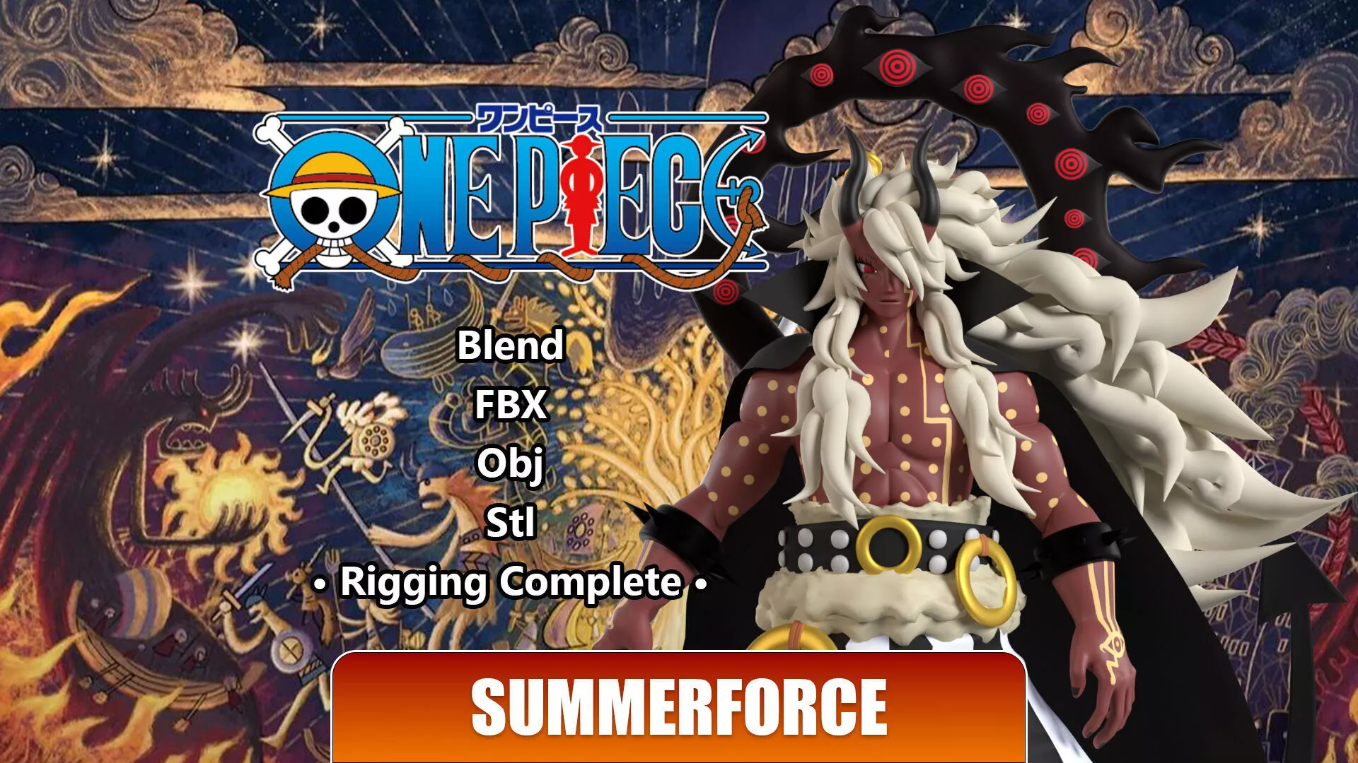 Nerona Imu - One Piece 3D model
