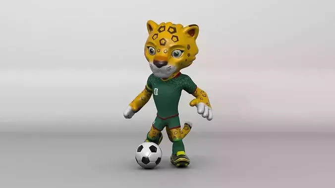 Zayu - FIFA 2026 World Cup Mascot Rigged