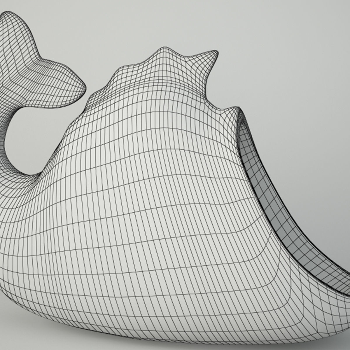 Gurgling Bronze Fish 3D model_4