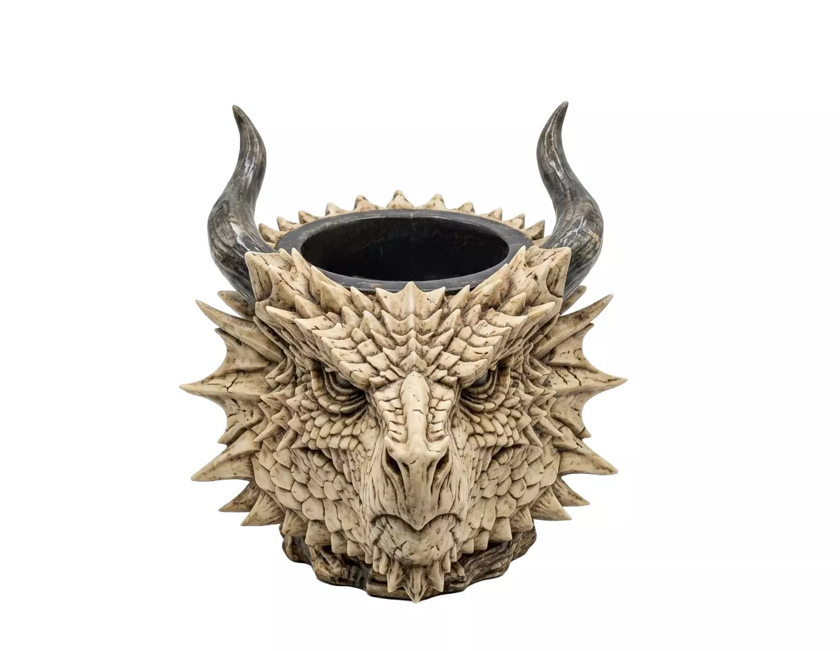 Ancient Dragon Halloween Candy Bowl Dish Gothic Home Decor 3D print model