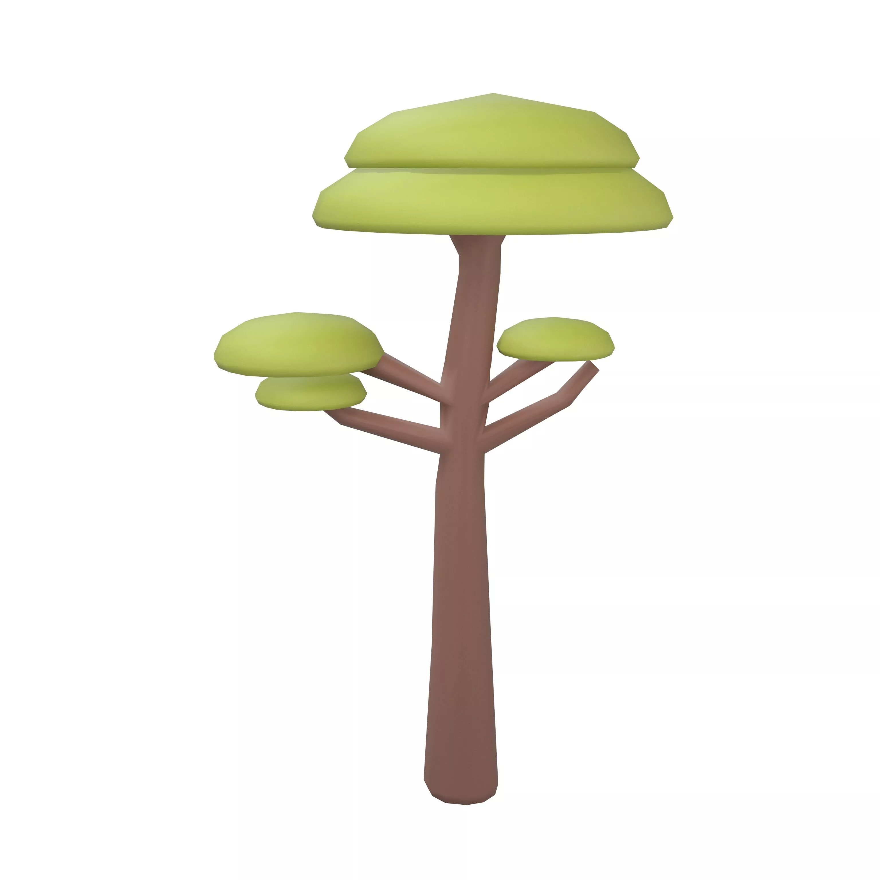 Cartoon Tree v31 001 Low-poly 3D model