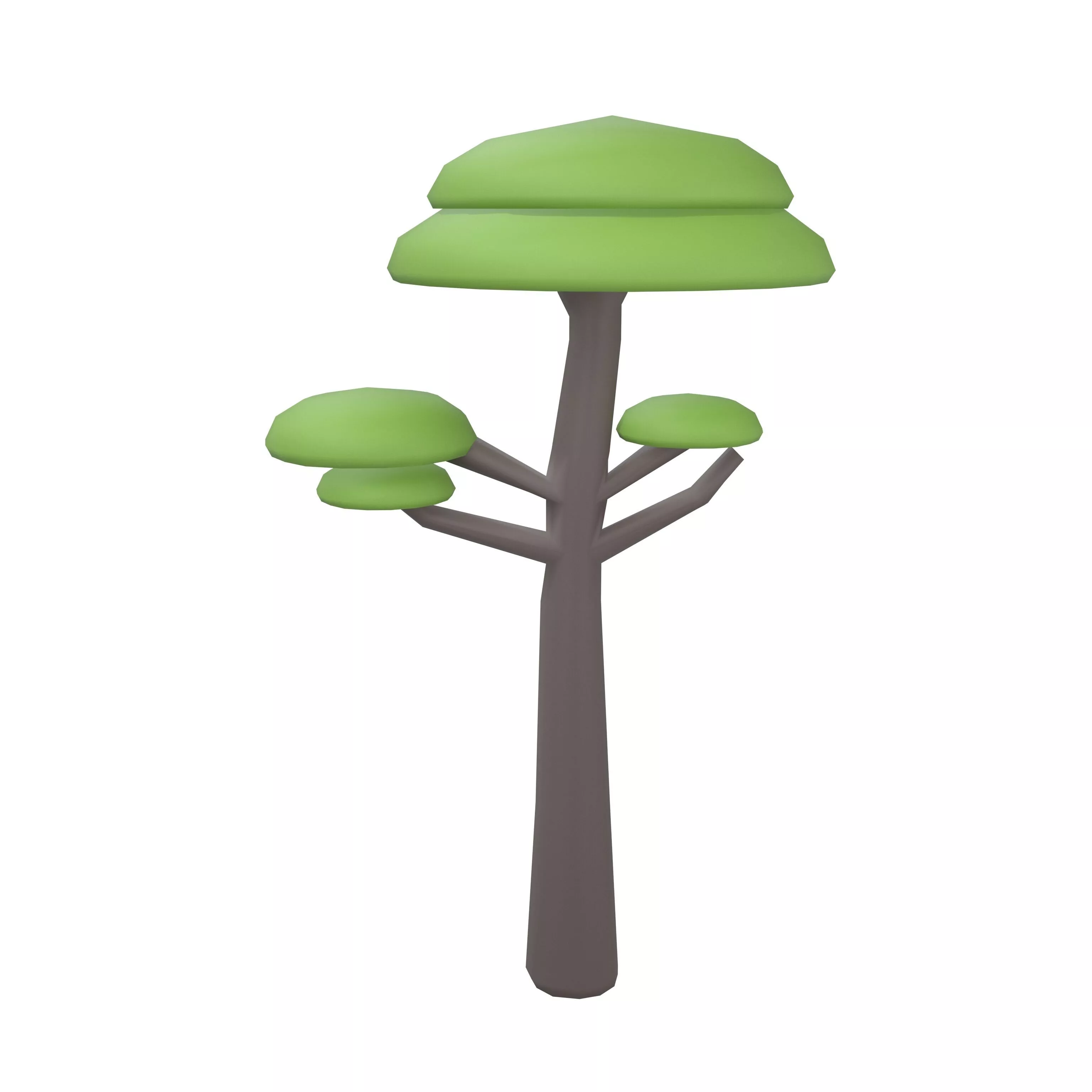 Cartoon Tree v31 002 Low-poly 3D model