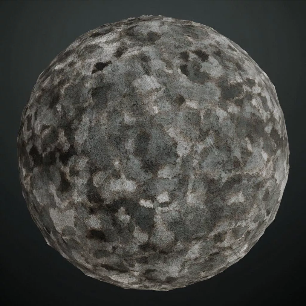 Realistic Dark Concrete PBR Seamless Texture