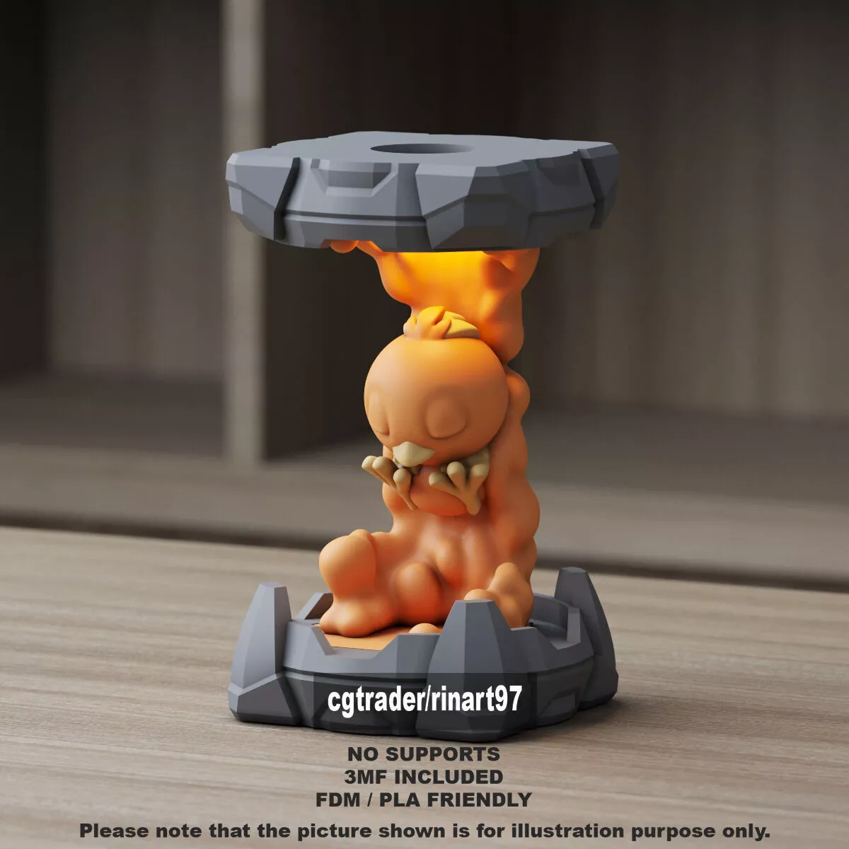 Torchic in the Clone Lab 3D print model