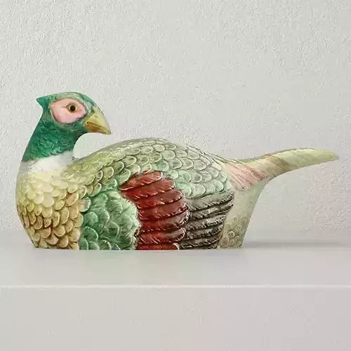 Pheasant ceramic