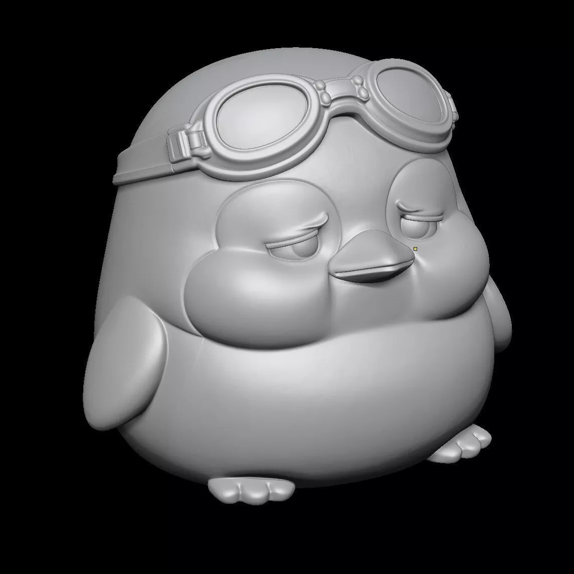 penguin 3D print model