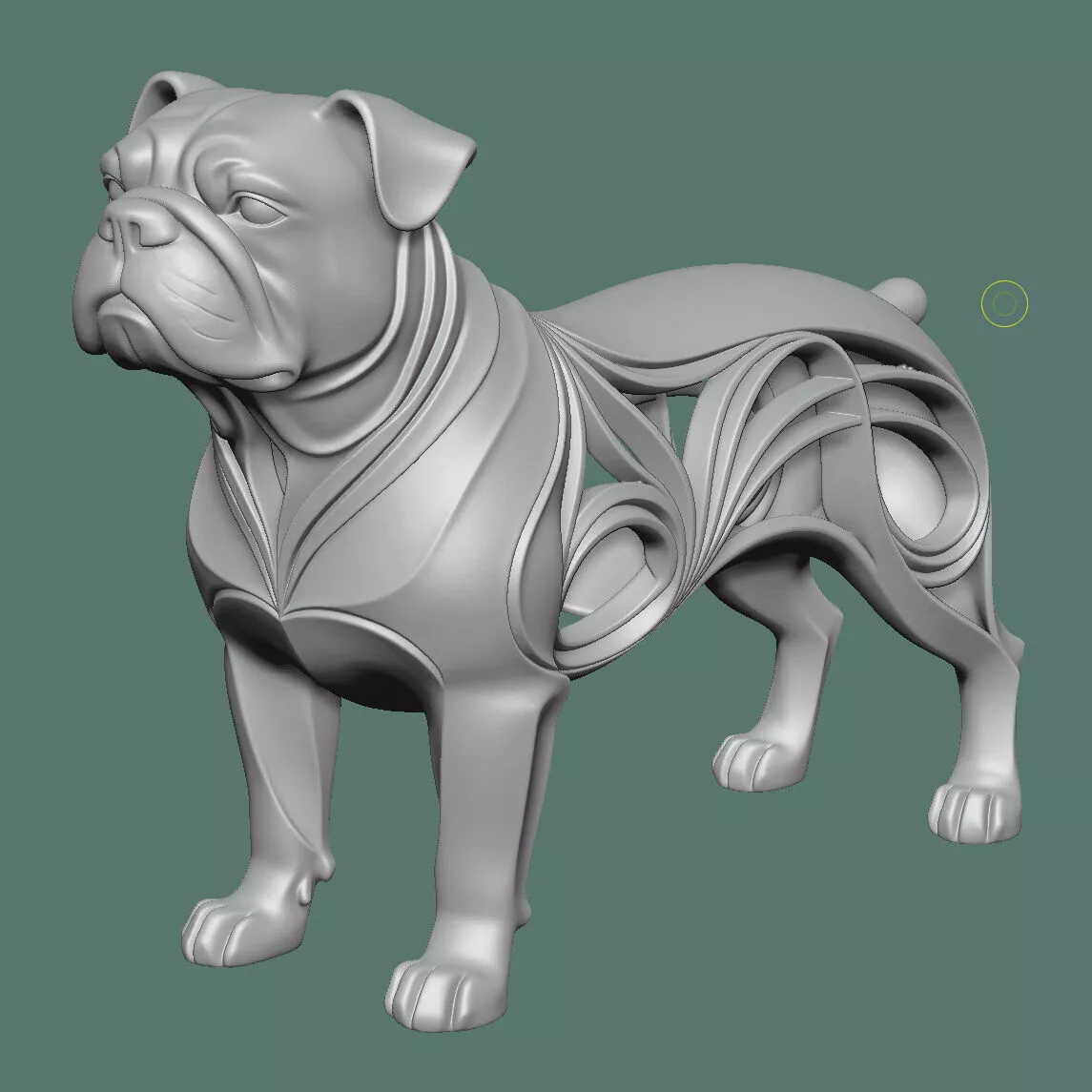 Bulldog 3D print model