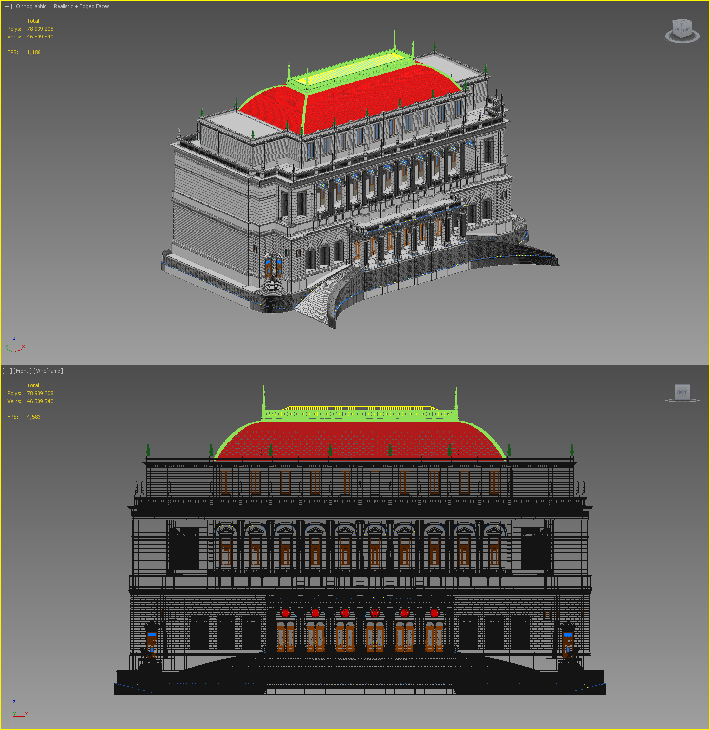 19th Century Building WIP 3D model_18