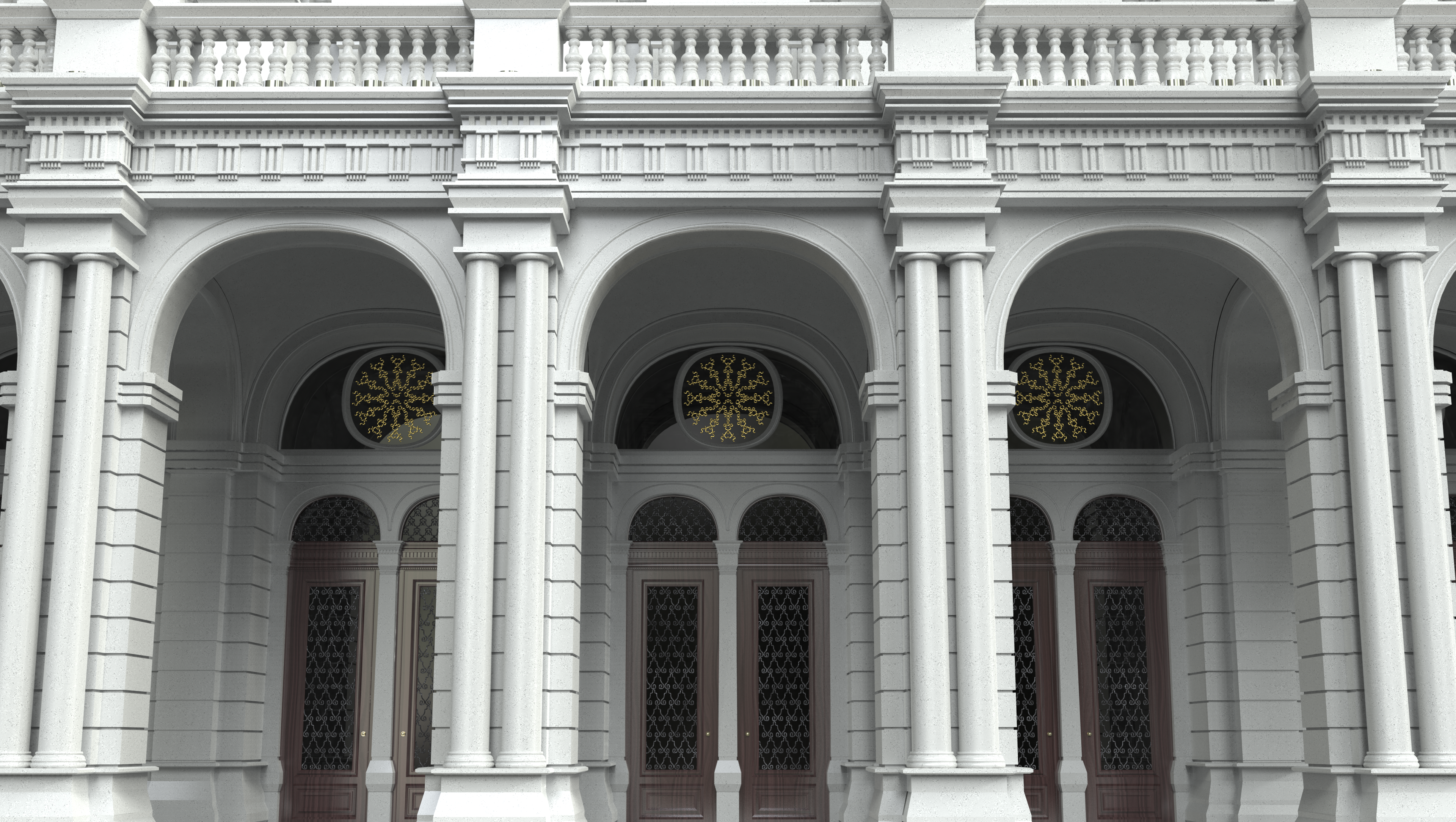 19th Century Building WIP 3D model_3