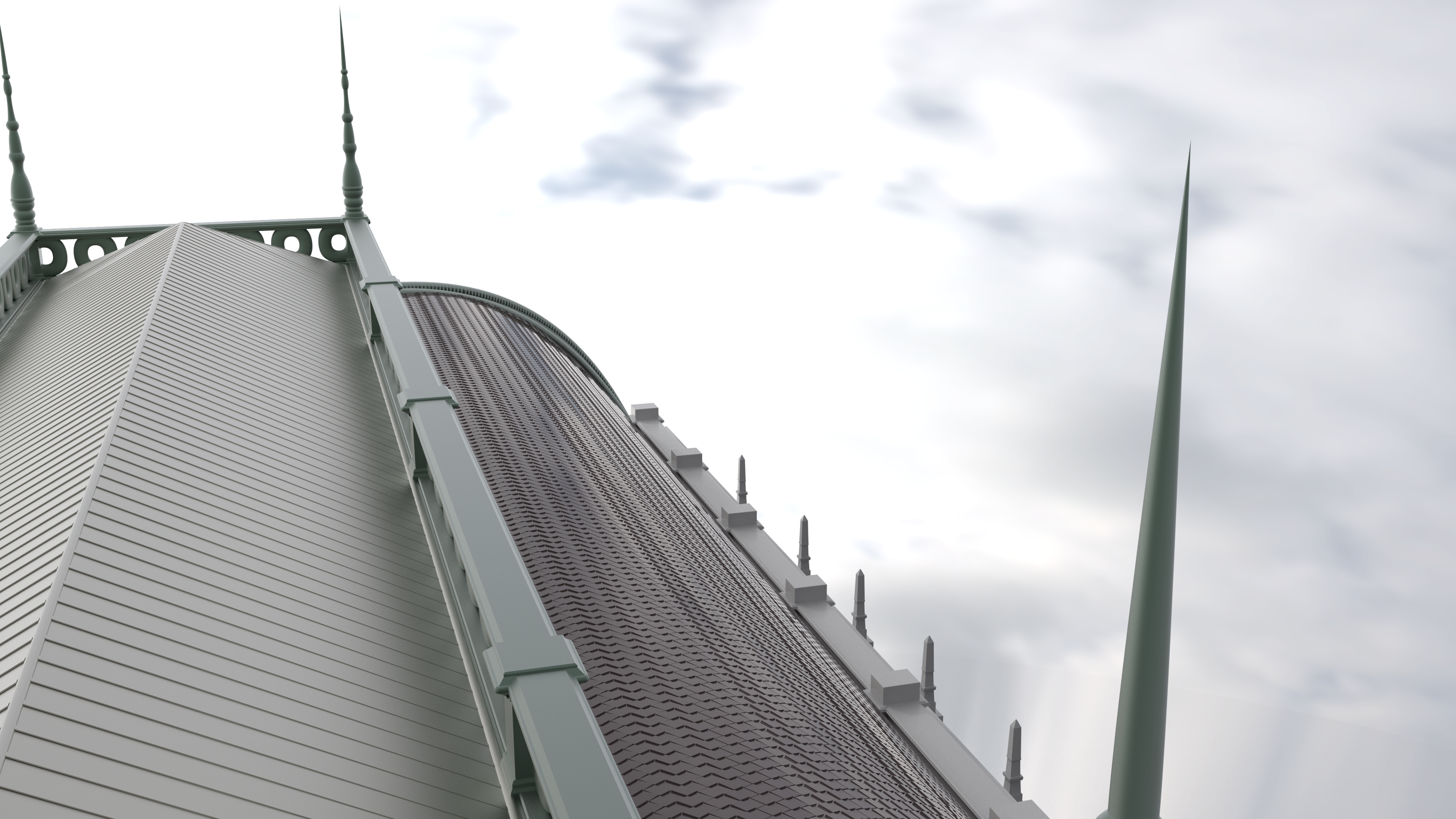 19th Century Building WIP 3D model_12