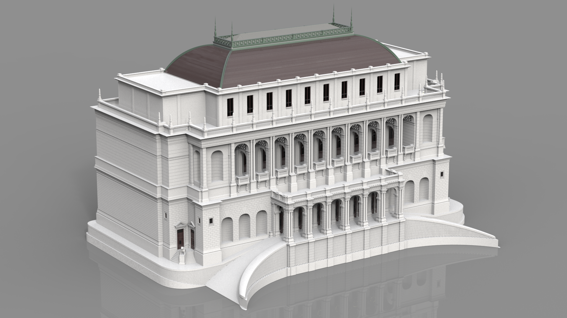 19th Century Building WIP 3D model_5
