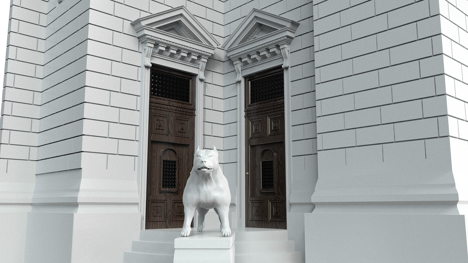 19th Century Building WIP 3D model_6