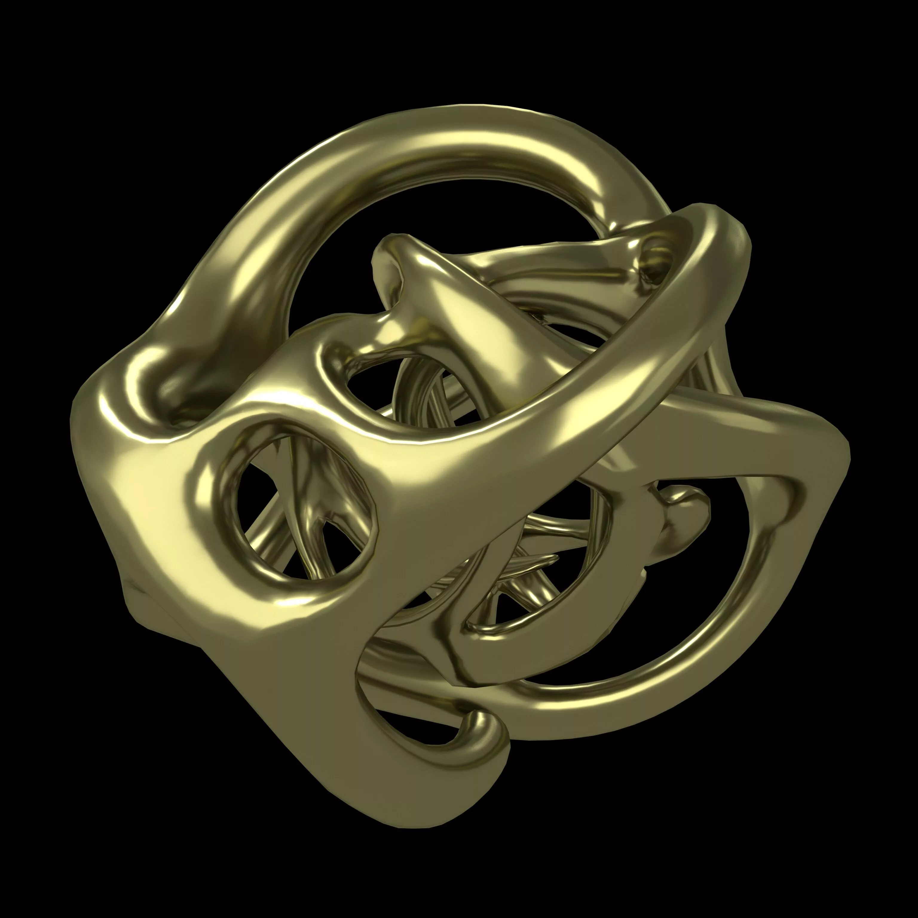 Abstract Shape v40 007 Low-poly 3D model