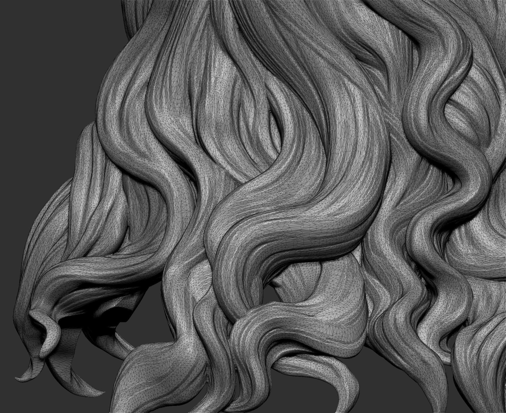 Hair 6 printable 3D print model_6