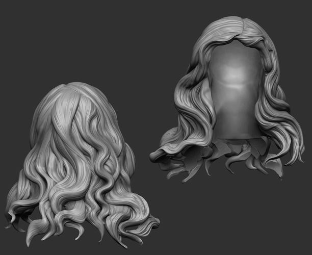 Hair 6 printable 3D print model