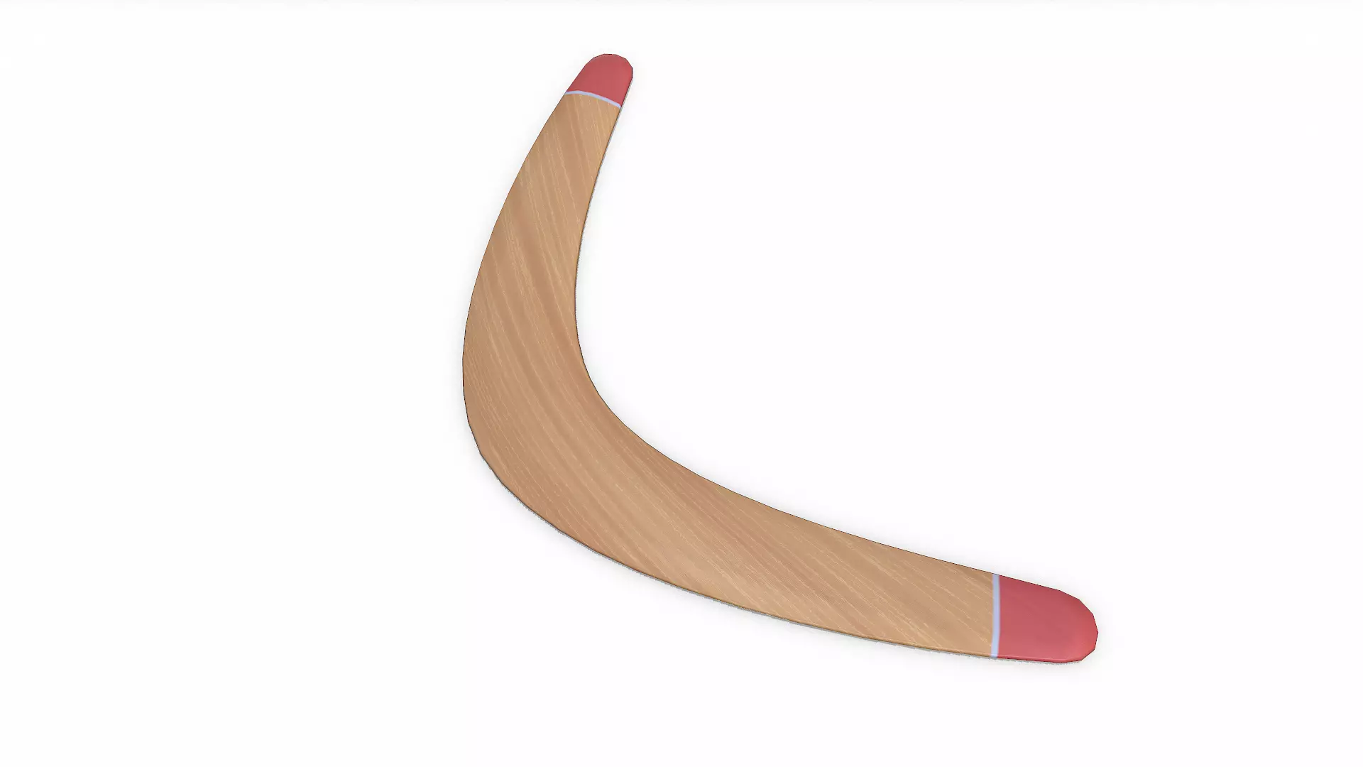 Boomerang Low-poly PBR Free low-poly 3D model