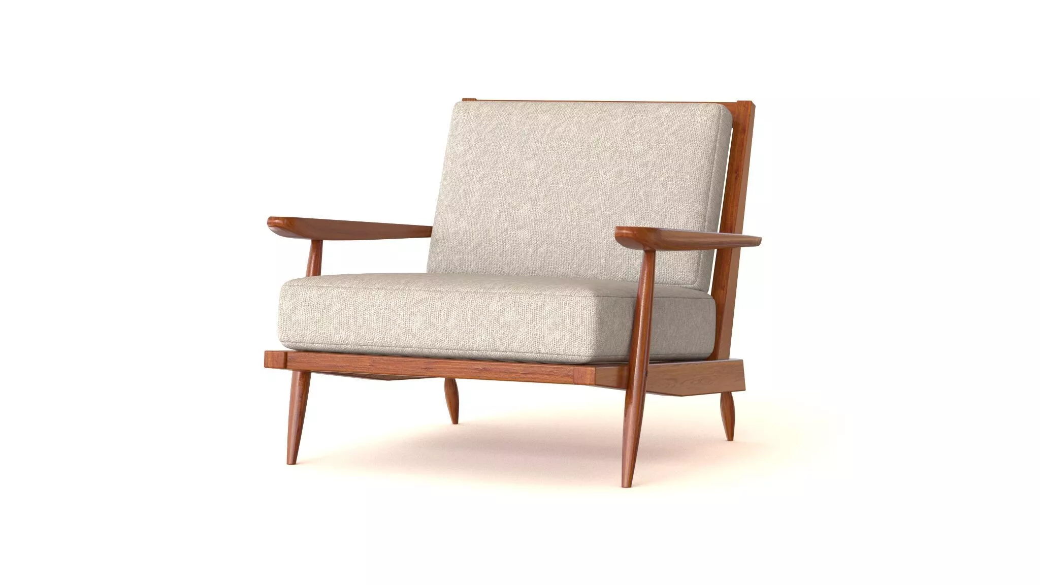 George Nakashima - Cushion Chairs 3D model
