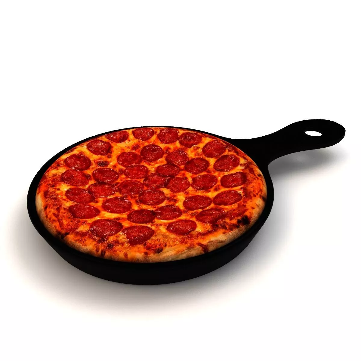 American Pepperoni Pizza 3D model