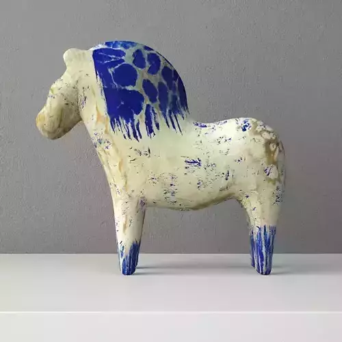 Swedish Dala Horse 3D model