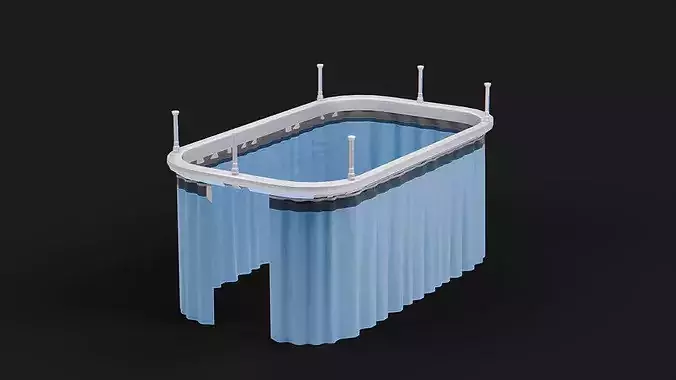 Sci-Fi Medical Privacy Curtain