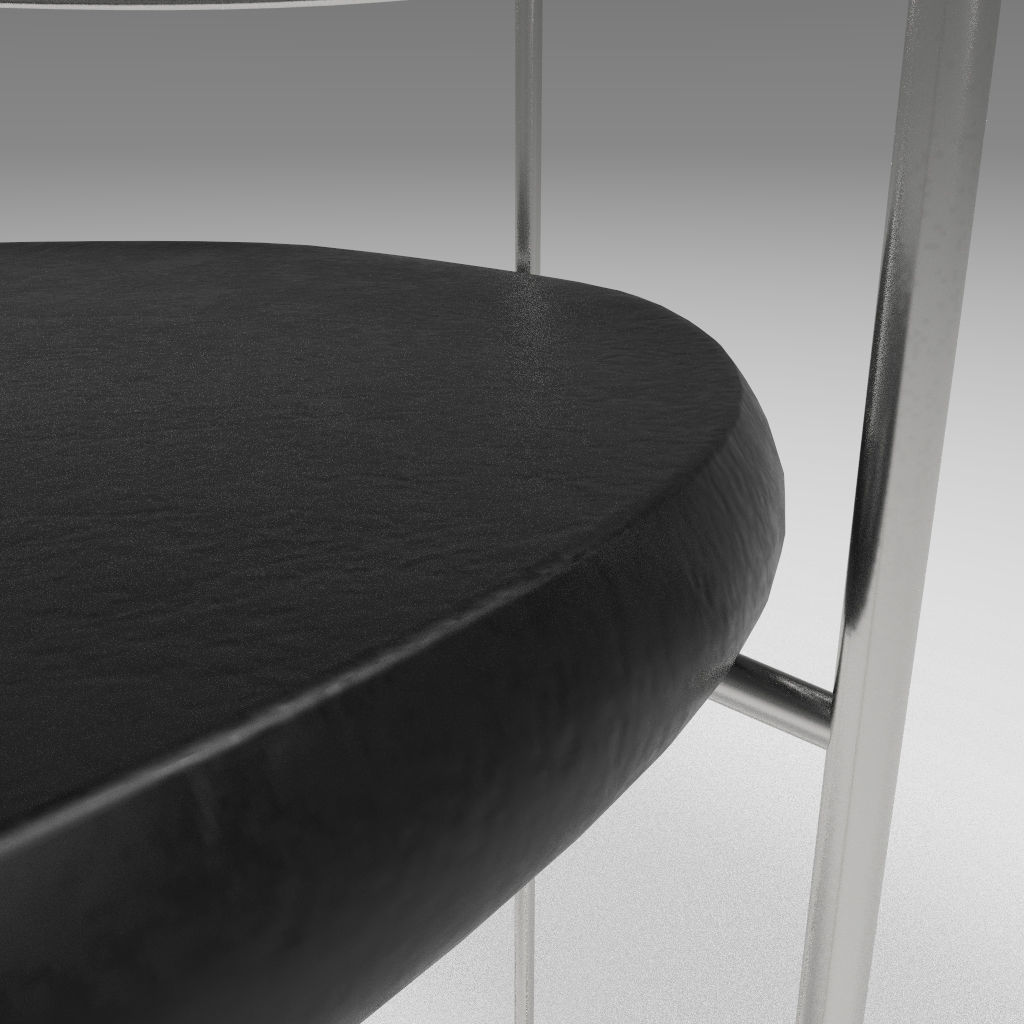 Modern Chair 3D model_3