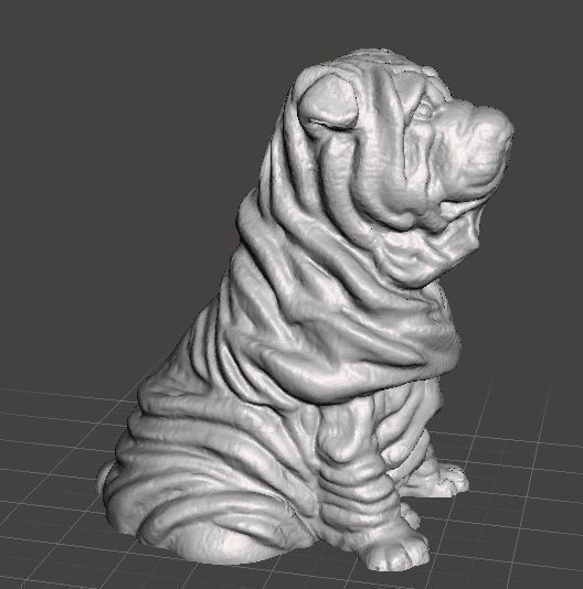 Hollow Saggy Puppy 3D print model_2
