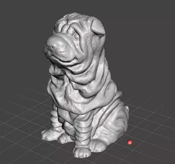 Hollow Saggy Puppy 3D print model_0
