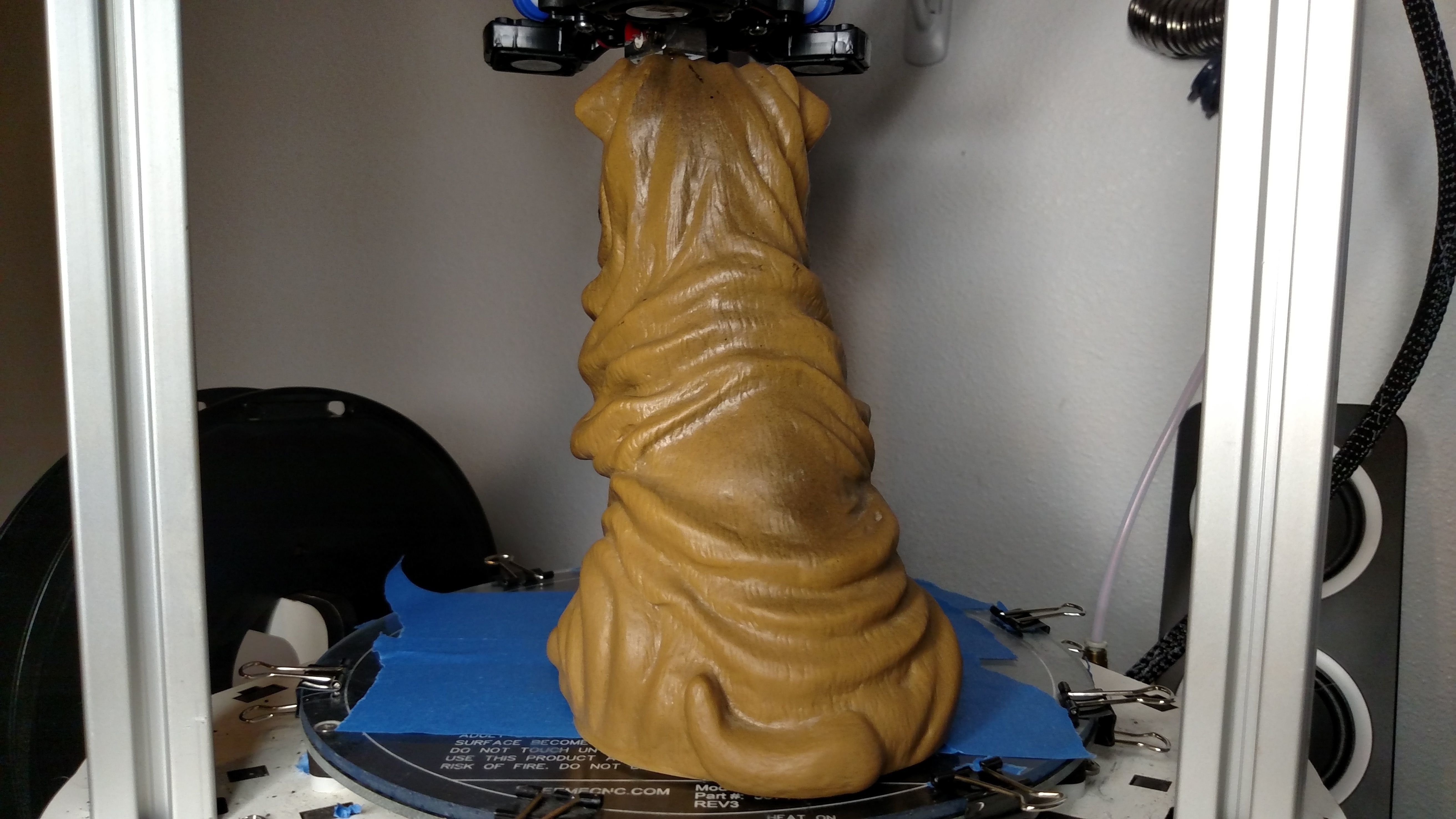 Hollow Saggy Puppy 3D print model_4