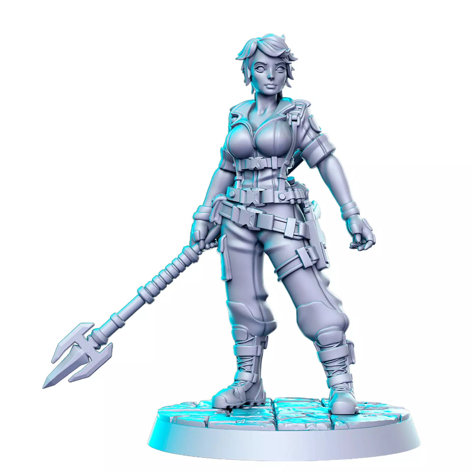 Gijoe Lady Jaye 3D Print STL Miniature RPG 3D print model