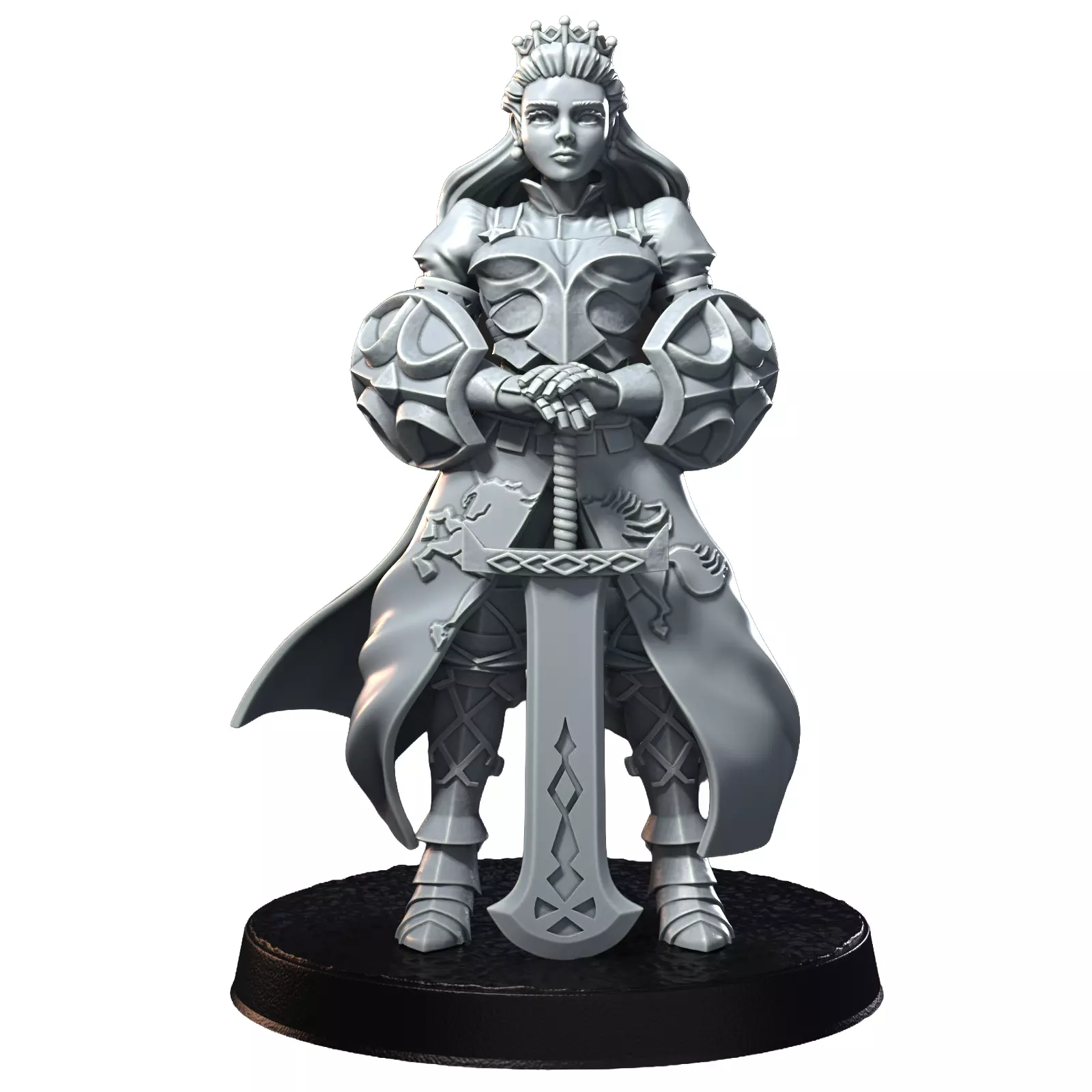 Illenia 3D Print STL Miniature RPG 3D print model