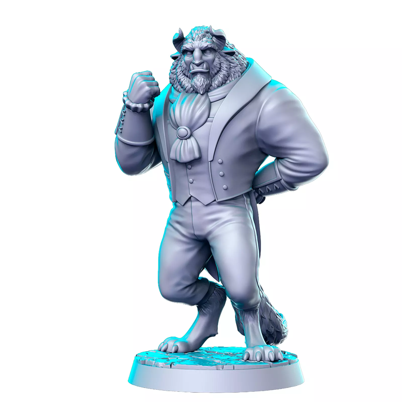 Beast 3D Print STL Miniature RPG 3D print model