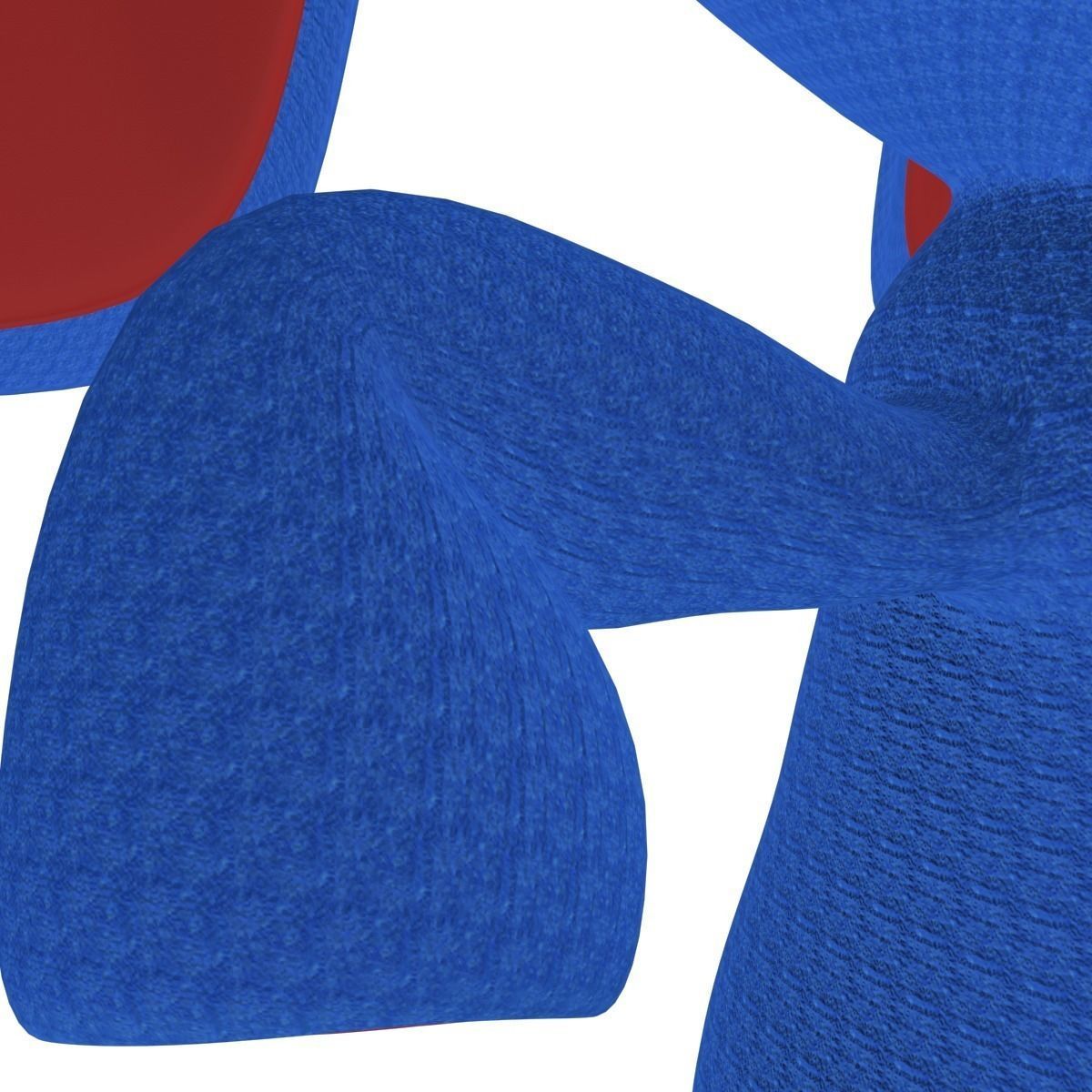 Stuffed Elephant Rigged 3D model_12