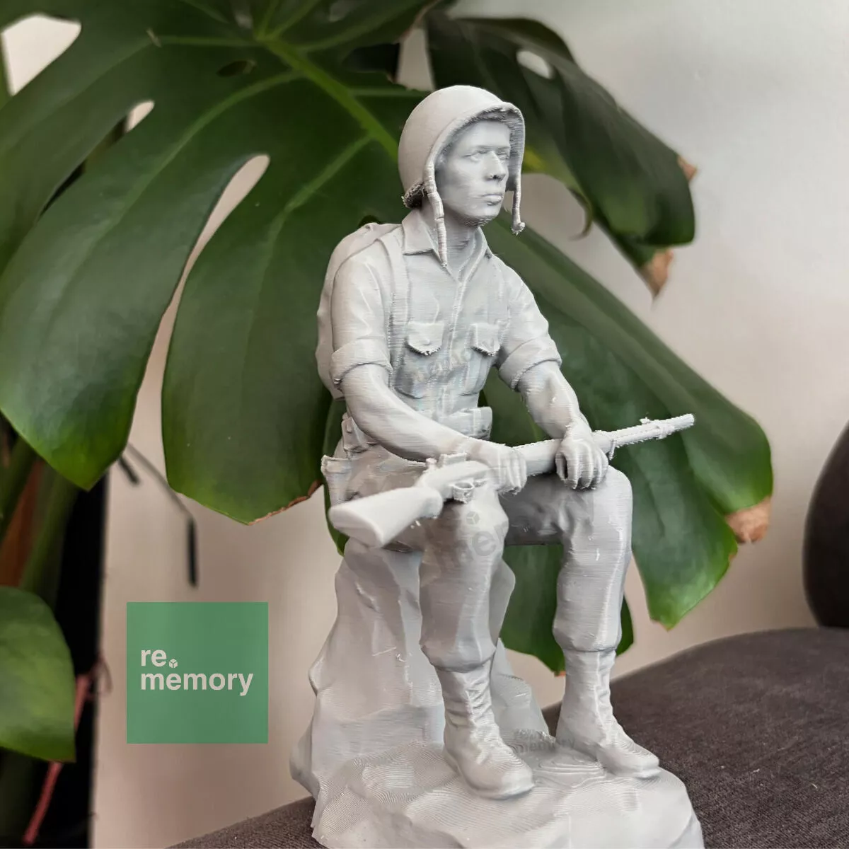 The Remembrance 1 12 Scale Mourning Soldier Statue 3D print model