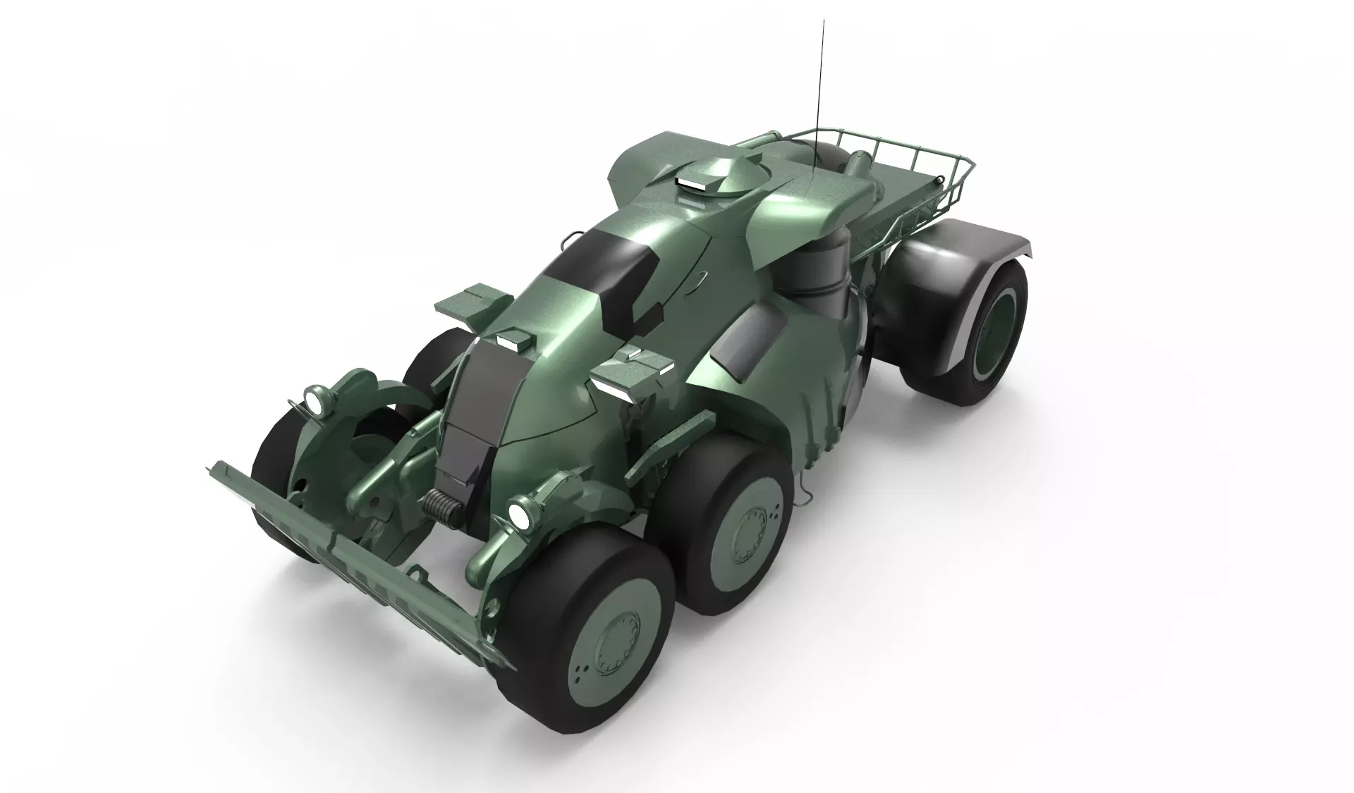 Modern Military Vehicle Low-poly 3D model