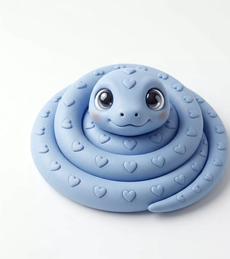 Cute snake 3D print model