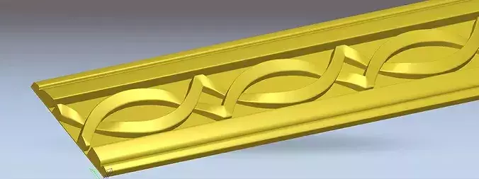 CNC Decorative Linear Relief - 3D Wood Carving Pattern