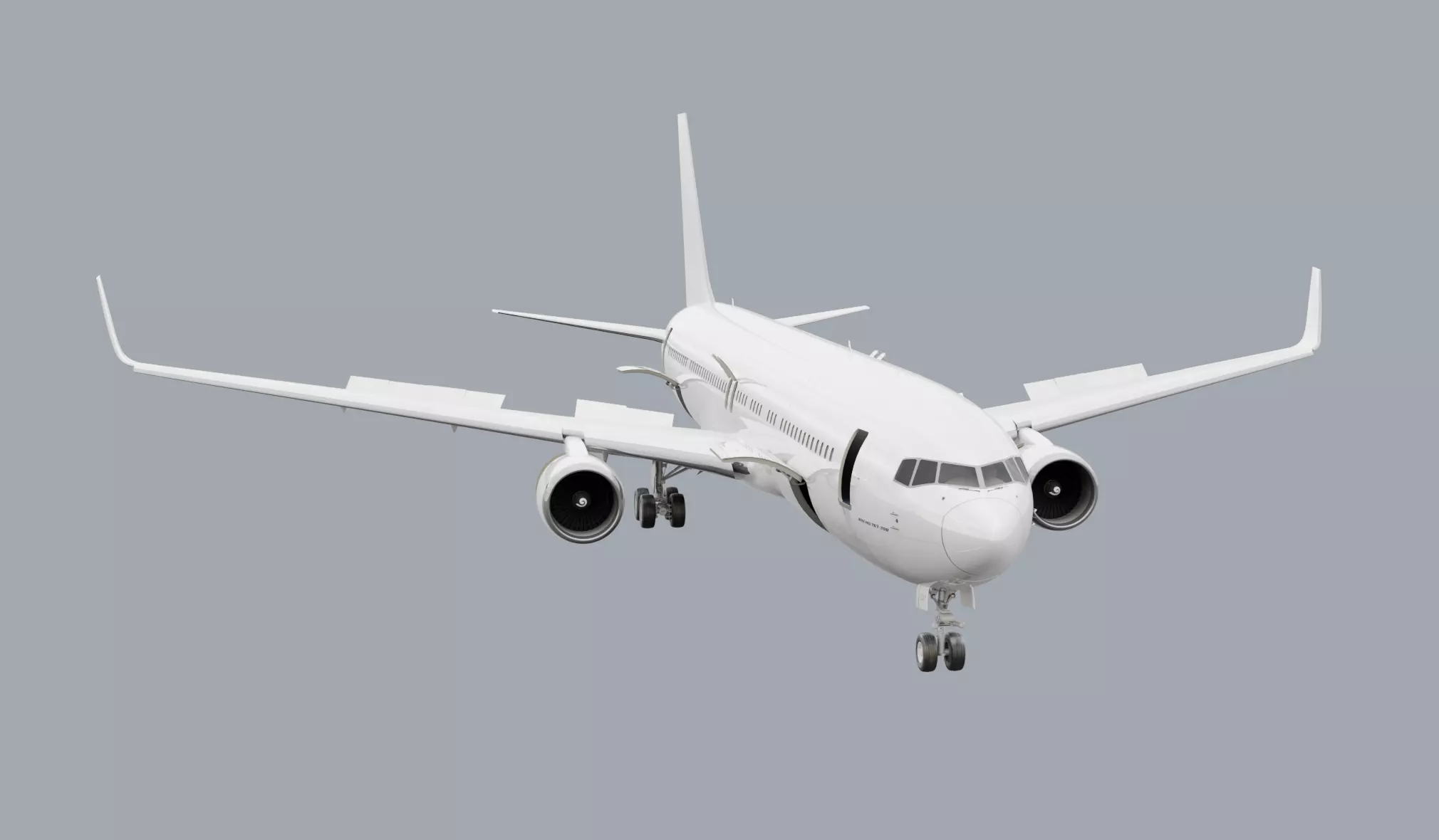 Boeing 767-300 Animated Realistic Jet Airliner Plane 3D model 3D model