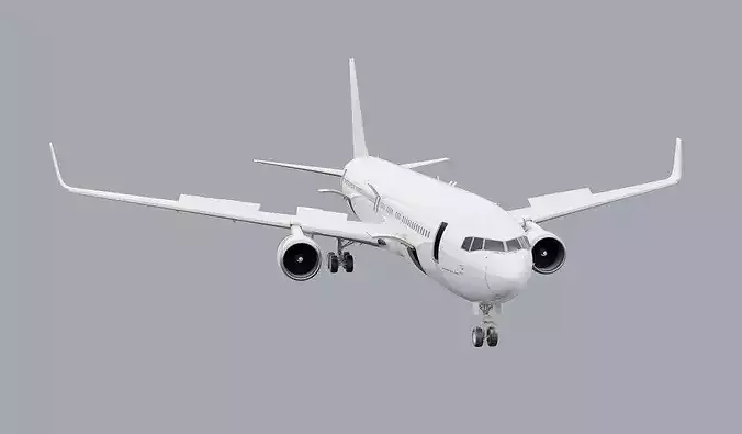 Boeing 767-300 Animated Realistic Jet Airliner Plane 3D model