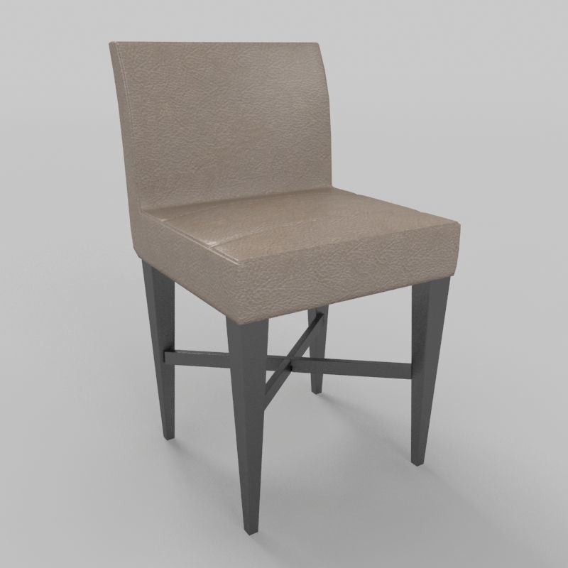 Dining Table With Chairs 3D model_5
