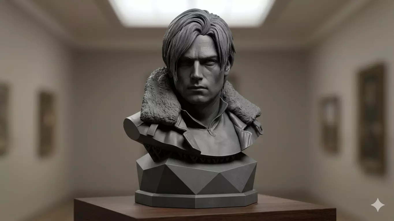 Leon de Resident Evil Requiem 3D print model