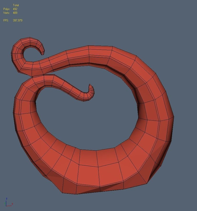 Abstract Figure m014 P 3D print model_6