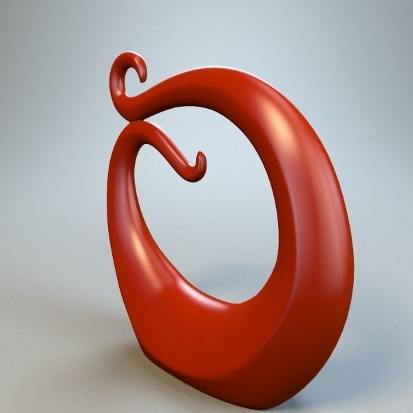 Abstract Figure m014 P 3D print model_5