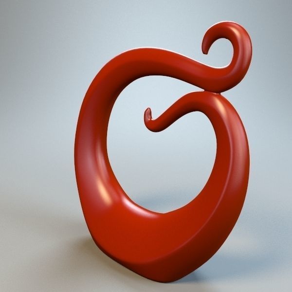 Abstract Figure m014 P 3D print model_1