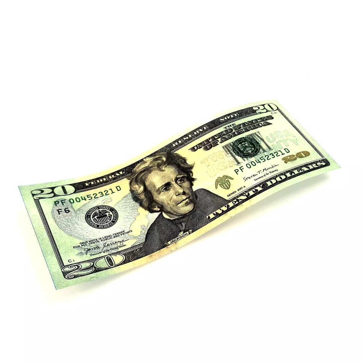 20 Dollar Bill 3D model