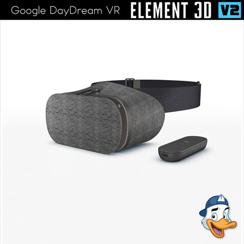 Google DayDream VR for Element 3D 3D model