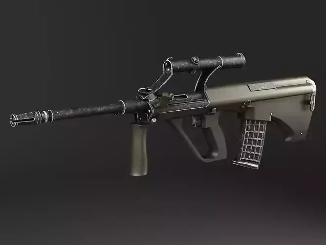 Steyr Aug A1 assault rifle 3D model